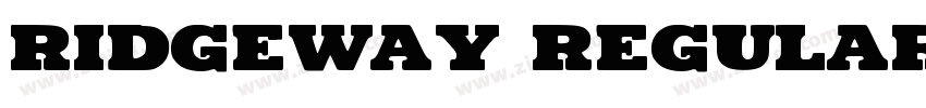Ridgeway Regular字体转换
